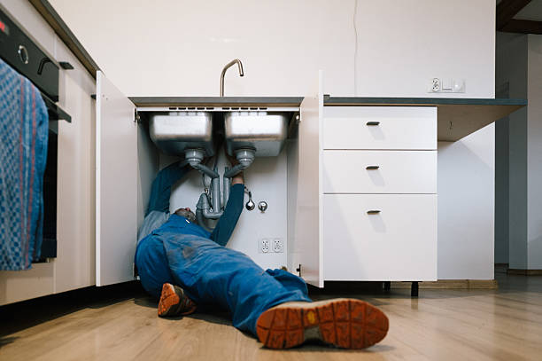 Professional Drain Cleaning technician working in Sweet Home, AR
